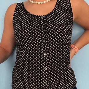 Papaya clothing Flower Print Tank Top